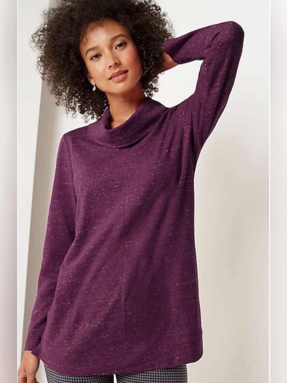 J. Jill French Terry Cowl Neck Tunic